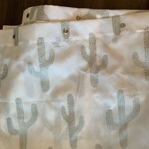 H&M Cactus Shower Curtain
